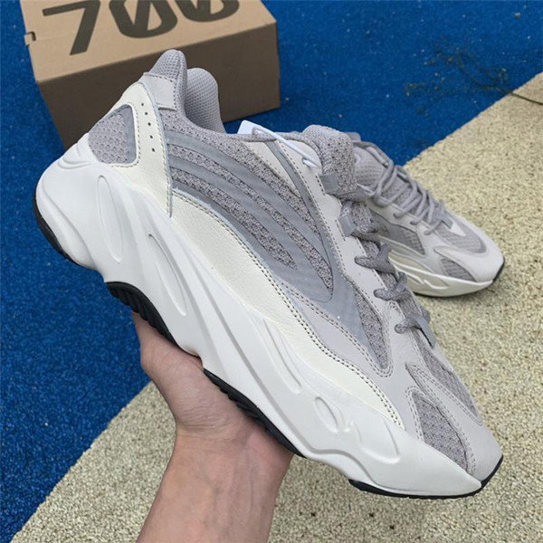 700 Wave Runner V2 Static Inertia 3M Reflective OG Solid Grey Inertia Geode Mauve Kanye West men women Running Shoes Athletic Sneaker