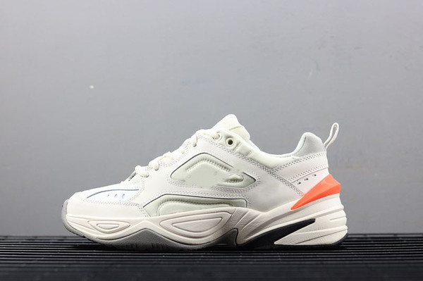 2019 white M2K Tekno old grandpa running shoes men's and women's sports shoes training professional outdoor sports shoes