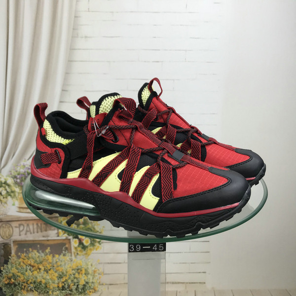 2019 new color matching 270 cushion sports shoes sports designer casual shoes men and women triple red outdoor shoes