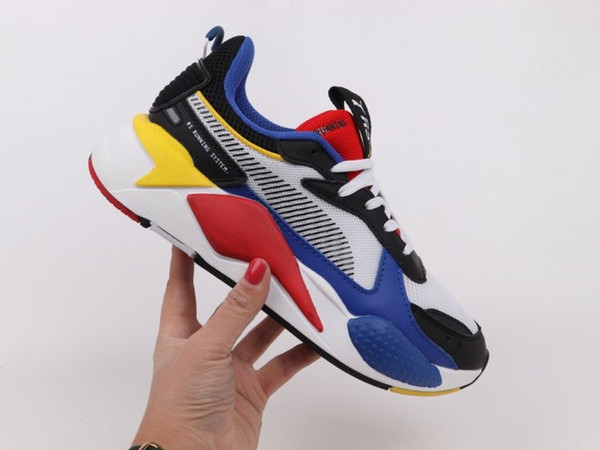 2019 fashion new retro personality contrast color stitching sneakers men and women luxury casual sports running shoes