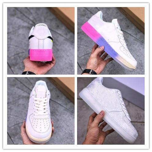 2019 New Designer Sneakers White 1 Sport Running Shoes Mens The Queen Outdoor Forces Skateboard Shoe