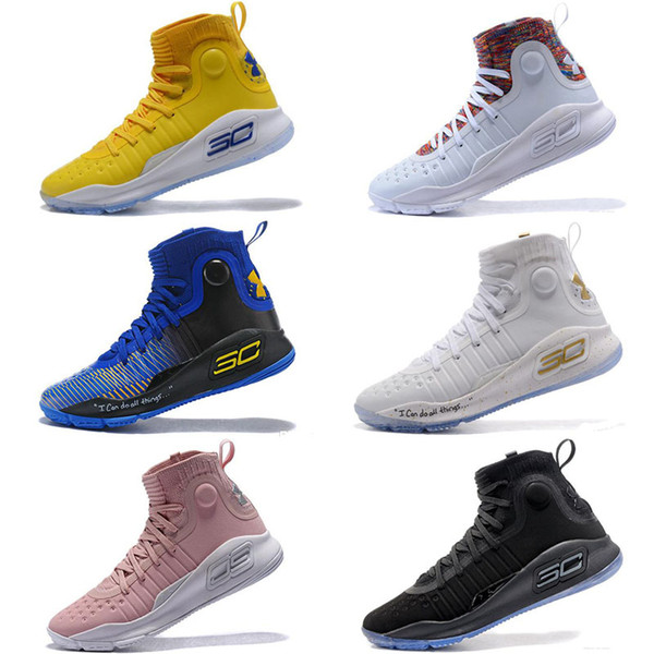 New Currys 4 Outdoor Shoes Youth Sneakers Hot Sell Athletics Sports Sneakers Mens Top Quality Size 40-46