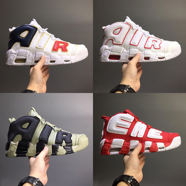 Classic Pippen Air More Uptempo Shoes Outdoor shoes Women Mens Shoe 3M Scottie Pippen Uptempos Athletic Sports shoes Sneakers 36-47