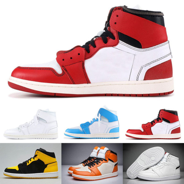 1s Origin Story Jumpman 1 Crystal Origin Solefly Top 3 1s Outdoor Shoes For Mens NRG Bred Women Men Chaussures Sneakers