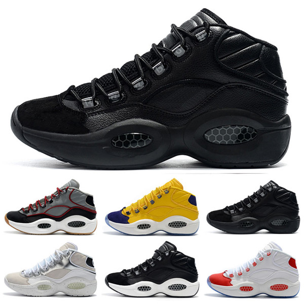 designer shoes Allen Iverson Question Mid Q1 Outdoor Shoes Answer 1s Zoom mens running Athletic shoes luxury Elite Sport Sneakers EU40-46