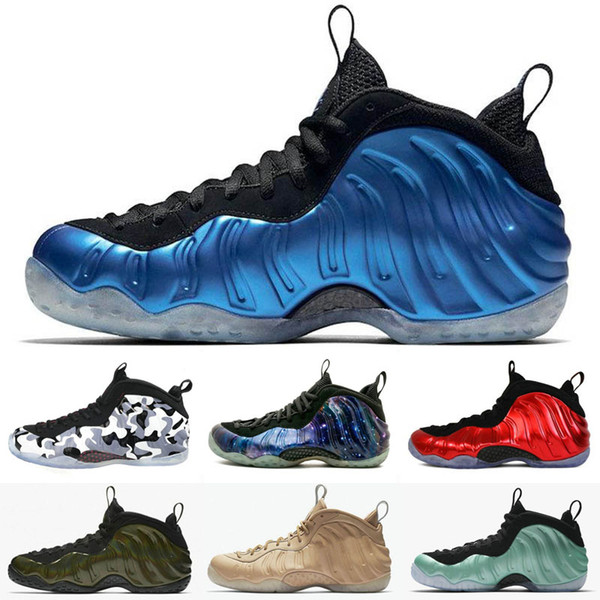 Foam one Abalone Habanero Red Floral Penny Hardaway Men Outdoor Shoes Black Metallic Gold Alternate Galaxy Fleece Sports Sneakers 7-13