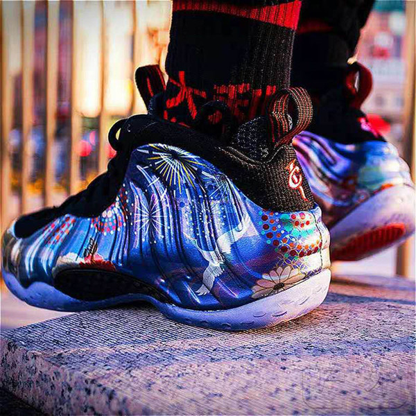 Hot Sale Penny Hardaway Foam One Abalone CNY Chinese New Year Outdoor Shoes Foams for Good quality Mens Sneakers Size 40-47