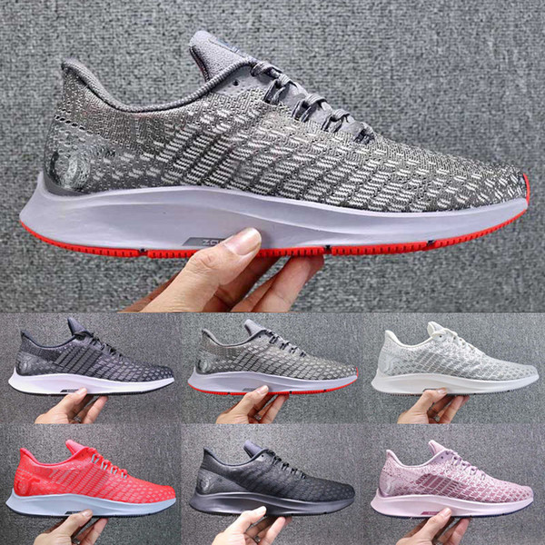 2018 New Zoom Lunar Landing 35 Breathable Net Gauze Outdoor shoes Originals Zoom Pegasus 35 Turbo Lining Air Cushion Outdoor Shoes