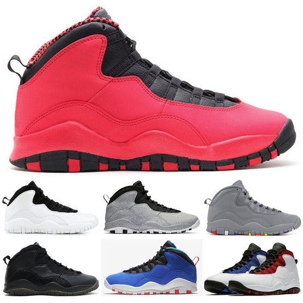 2019 Desert Camo 10s Outdoor Shoes Retro Woodland Orland Cement 10 Westbrook I'm back Dark Smoke Grey Steel Grey Men sports Sneakers 40-47