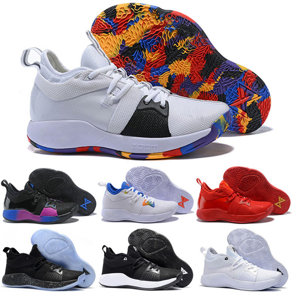 PG 2 Playstation shoes Brand Top Quality Paul George Outdoor Shoes for Men AT7815-002 Sneakers Sport Shoe Designer Chaussures US 7-12