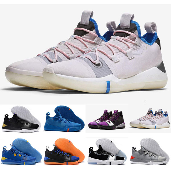 Kobe AD EP Sail Black Multi Color Mens Outdoor Shoes Best Quality Mamba Day Trainers Sports Sneakers Size 40-46