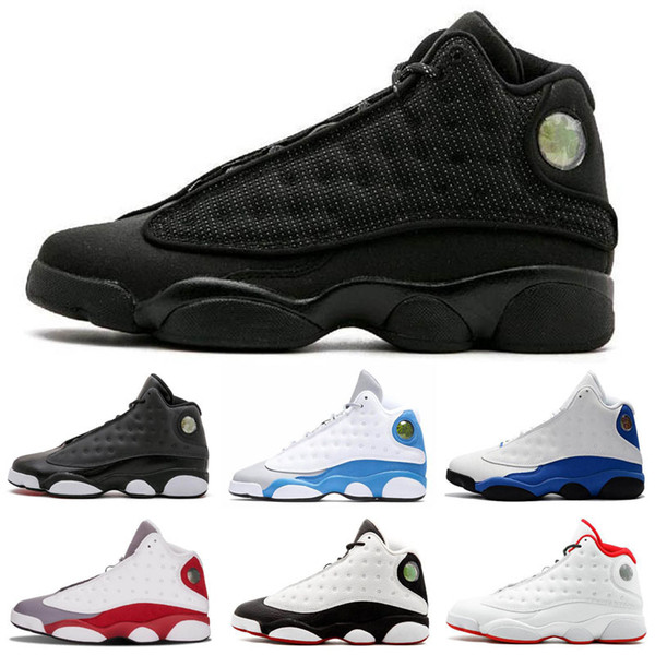 High Quality Jumpman 13 Bred Chicago Flints Men Outdoor Shoes 13s DMP Grey Toe History Of Flight All Star AIR Sneakers XIII