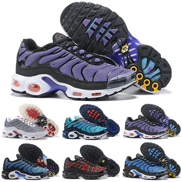 Top Cheap Mens Outdoor Shoes Rainbow Green TN Ultra Sports Requin Sneakers air Caushion Outdoor shoes 36-46