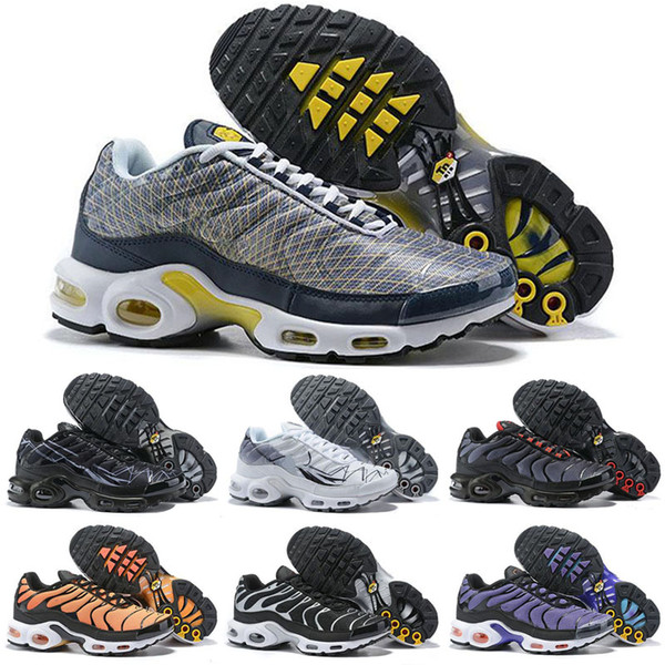 2019 New Arrival Wmns Plus TN Se Outdoor Shoes for Top quality Blue Black orange Grey Mens Athletic Sports Sneakers Jogging Size 40-46