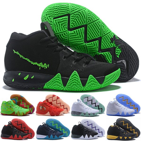 Hot Sale What the IV Irving 4 Halloween BHM Outdoor Shoes Top quality Men Sneakers for Cheap Sports Shoes 36-46