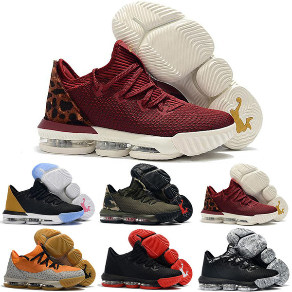 2019 New Release Lebron 16 Low Soundtrack Mens Basketball Shoes Jame 16s King Black Red White Trainer Sports Sneakers