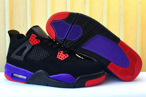 2019 Dernières 4 IV Raptors Chaussures Outdoor Shoes 4s Black University Red Court Purple Outdoor Sneakers Trainers 40----47