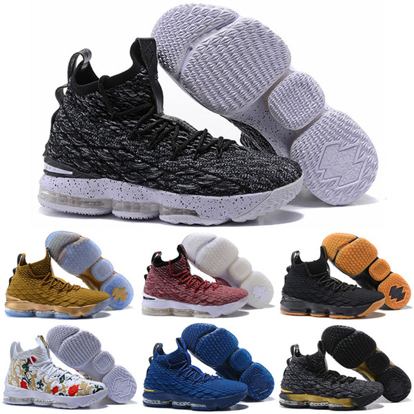 High Quality Newest Ashes Ghost Lebron 15 Outdoor Shoes Arrival Sneakers 15s Mens Casual 15 King James sports shoes LBJ EUR 40-46