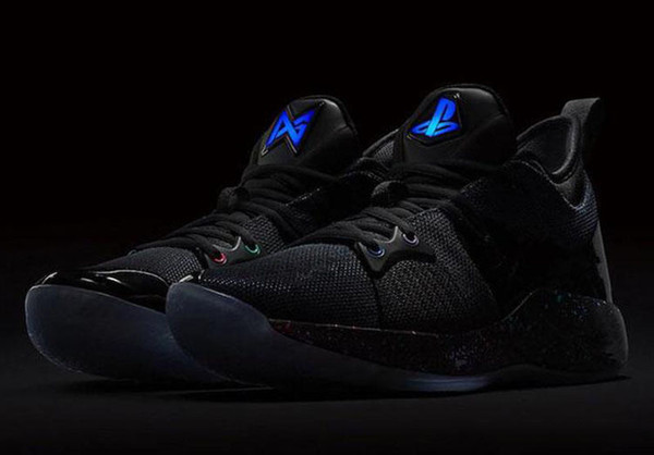 2019 Lights UP PG 2 PlayStation Taurus All-Star OKC PS March Madness The Road Master Basketball Shoes Paul George II PG2 2s EUR7-12