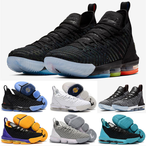 New Mens Outdoor Shoes 16 16s I Promise King 1 Thru 5 Oreo Fresh Bred Lakers WHAT THE Trainer men Sports Sneakers 7-12