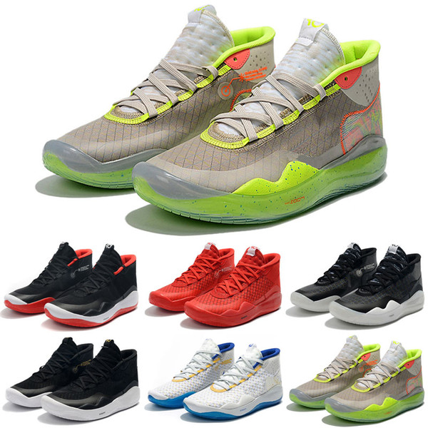 2019 New Arrival Kevin Durant KD 12 Anniversary University 12S XII Oreo Men Outdoor Shoes USA Elite KD12 Sport Sneakers Size 40-46