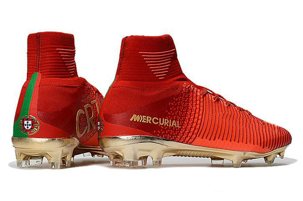 Mens Kids Soccer Cleats Outdoor Shoes Mercurial CR7 Superfly V FG Boys Football Boots Magista Obra 2 Women Soccer Shoes