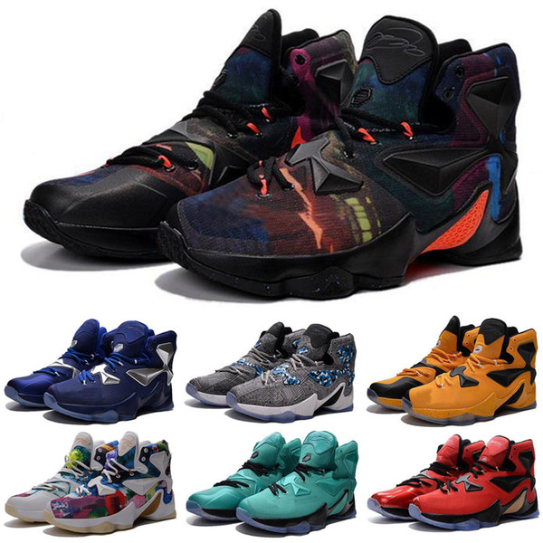 2019 New Lebron 13 XIII South Beach shoes mens Outdoor for sale lebrons colorful Christmas BHM Blue Easter