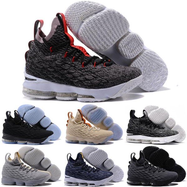 Men's XV 15 Black Gold Basketball Shoes 15 Rose Equal Equal Ashes Ghost CHAMPAGNE Trainers Cavs Sports Sneakers 40-46