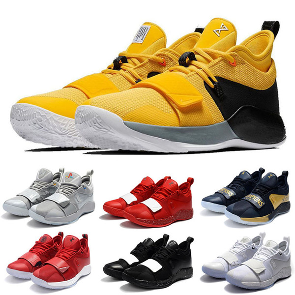 New PG 2.5 Wolf Grey Mens Outdoor Shoes For Sale High Quality Paul George PG Lighted Shoes Sports Sneakers Outdoor shoes