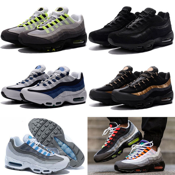 2019 New Designer Men Women Outdoor shoes SE OG Grape Neon TT Black Red 95s Triple White Cheap Trainer Sport Sneakers