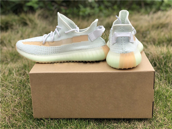 2019 New Authentic 350 V2 Hyperspace EG7491 Kanye West Man Women Outdoor Shoes True Form EG749 Clay EG7490 Butter Athletic Sneakers With Box