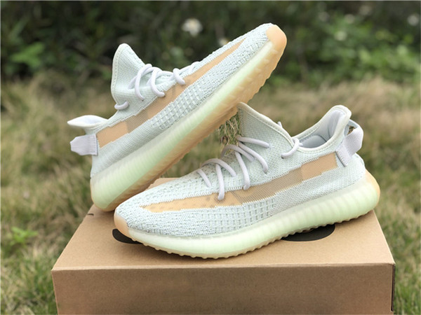 2019 Hot Authentic 350 V2 Hyperspace EG7491 Kanye West Man Women Outdoor Shoes True Form EG749 Clay EG7490 Butter Static Sneakers With Box