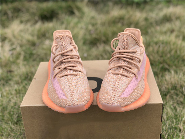 2019 New Authentic 350 V2 Clay EG7490 Kanye West Running Shoes For Men Women True Form EG749 Hyperspace EG7491 Static EF2905 Sneakers Box