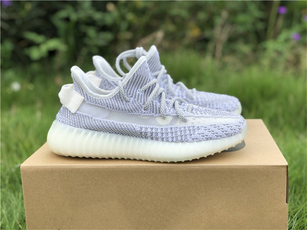 2018 Newest Authentic 350 V2 Static Kanye West Outdoor Shoes For Men Women Butter Sesame Zebra Semi Frozen Yellow EF2905 Sneakers With Box