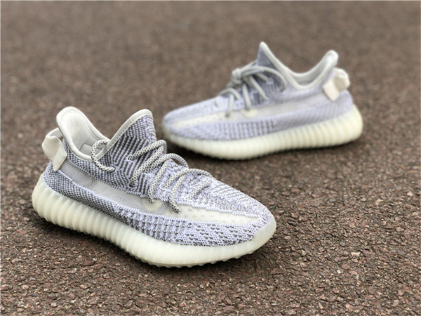 2019 Newest Authentic 350 V2 Static Kanye West Outdoor Shoes For Men Women Butter Sesame Zebra Semi Frozen Yellow EF2905 Sneakers Size 5-12