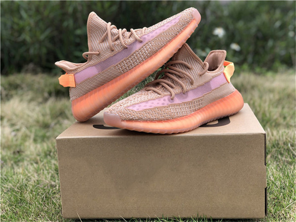 2019 New Authentic 350 V2 Clay EG7490 Kanye West Man Women Running Shoes True Form EG749 Hyperspace EG7491 Static EF2905 Sneakers Size 5-12