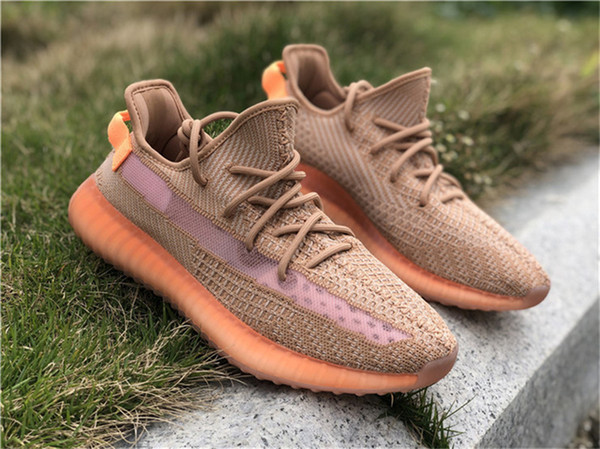 2019 Hottest Authentic 350 V2 Clay EG7490 Kanye West Women Running Shoes True Form EG749 Hyperspace EG7491 Static EF2905 Sneakers Size 5-12