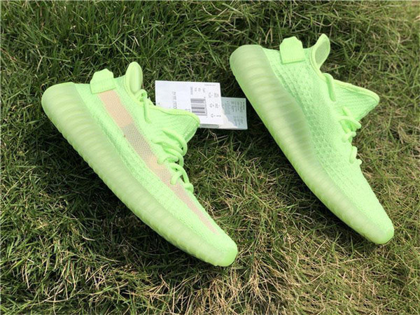 2019 New Authentic 350S V2 GID Glow In The Dark EH5360 Kanye West Running Shoes For Men Women Black FU9161 Clay Static EF2905 Sneakers