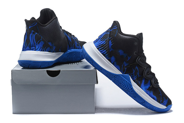 With Box kyrie 5 duke man Basketball shoes CI0306-901 Irving 5 Game Royal/Black mens designer sneakers US7-US12