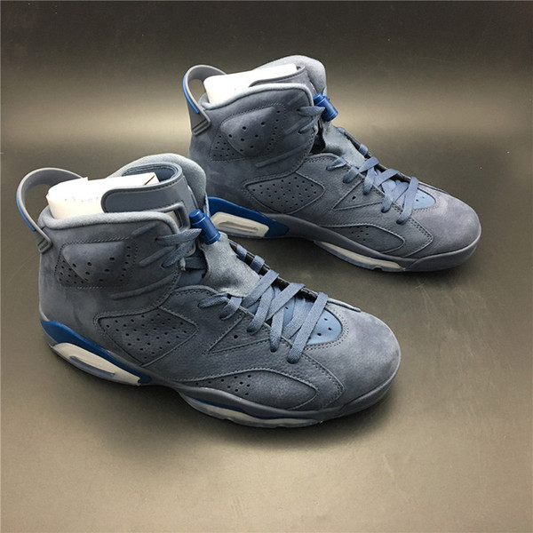 High Quality 6 Jimmy Butler Basketball Shoes 6s Diamond Blue Suede Designer Sneakers Mens Outdoor Casual Sports Shoes 384664-400