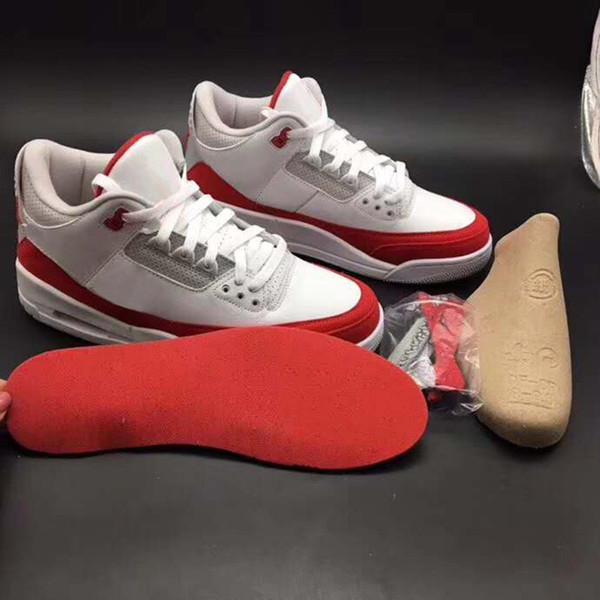 High Quality JTH 3 Tinker manuscript change hook Joe 3 White University Red men's basketball sneakers CJ0939-100