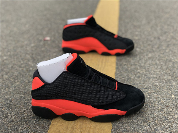 Terracotta Warriors Clot x 13 Low Mens Basketball Shoes 13s Black/Infrared 23 AT3102-006 Fashion Jumpman Designer Sneakers Size 36-47