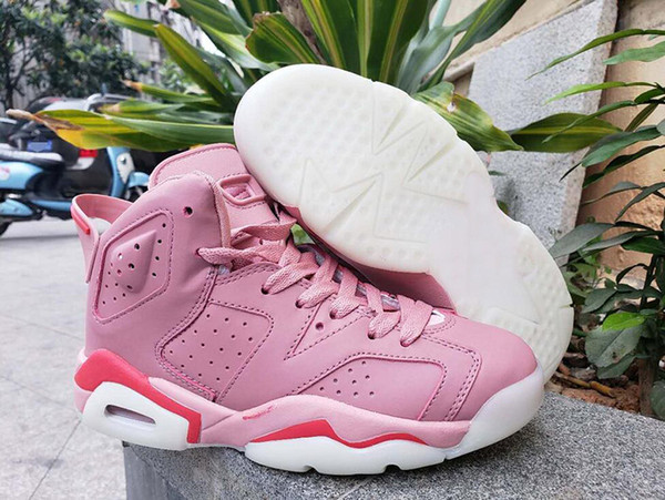 2019 New 6 Millennial Pink Women Basketball Shoes 6s Aleali May Pink Designer Sports Sneakers With Box CI0550-600