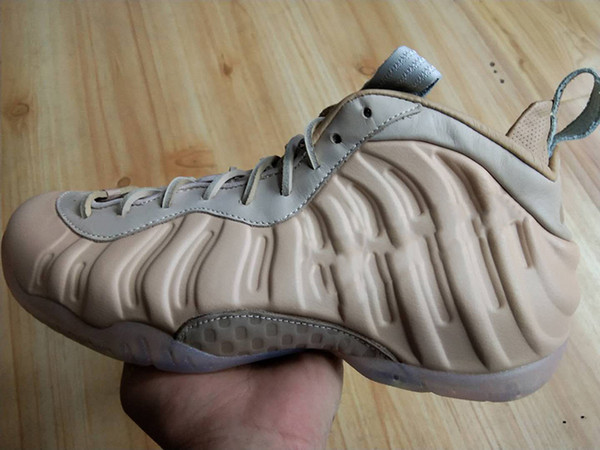 Penny Hardaway Vachetta Tan Men Designer Basketball Shoes 920377-200 Foam Pro PRM QS Man Leisure Sports Shoes Trainers With Box