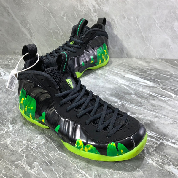 Paranorman foam black green foams One cheap Men Basketball Shoes 2019 new Penny Hardaway designer sneakers size 8-13