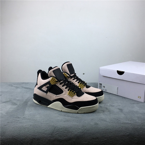 Top Quality 4 WMNS Silt Red Black-Phantom-Volt Men Basketball Shoes AQ9129-601 Mens Designer Sports Sneakers with box