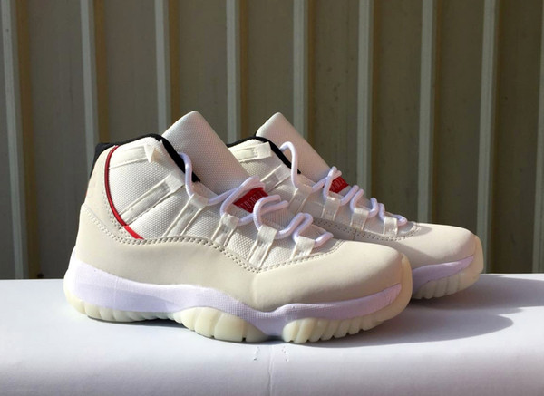 High Quality 11 Platinum Tint Designer Sneakers 11 GS University Red Outdoor Basketball Shoes Leisure Sports Shoes With Box 378038-016