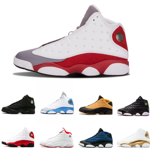 High Quality 13 Bred Chicago Flint Atmosphere Grey Men Women Basketball Shoes 13s He Got Game Melo DMP Hyper Royal Sneakers With Box