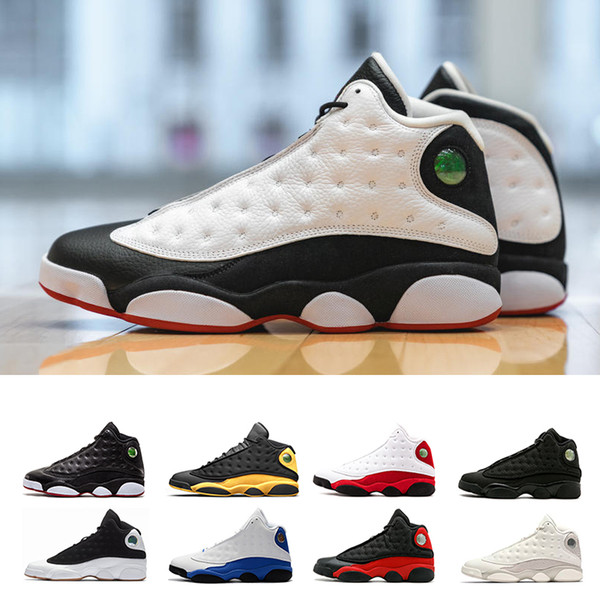 13s mens basketball shoes Atmosphere Grey DIRTY BRED CHICAGO HYPER ROYAL WHEAT GREY TOE BLACK CAT OLIVE 13 men sports sneakers