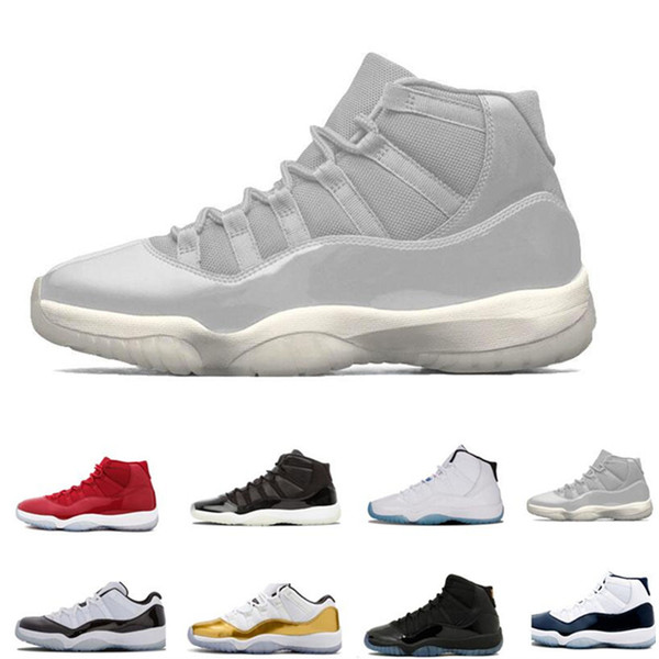 11 Mens 11s Basketball Shoes New Concord 45 Platinum Tint Space Jam Gym Red Win Like 96 XI Designer Sneakers Men Sport Shoes